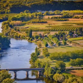 Vue aérienne Dordogne