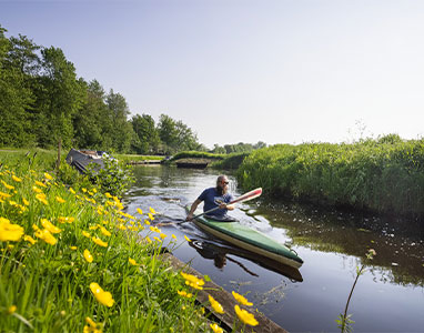 kayak dans la région de Frise