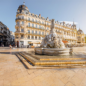 Fontaine des Trois Grâces place de la Comédie à Montpellier