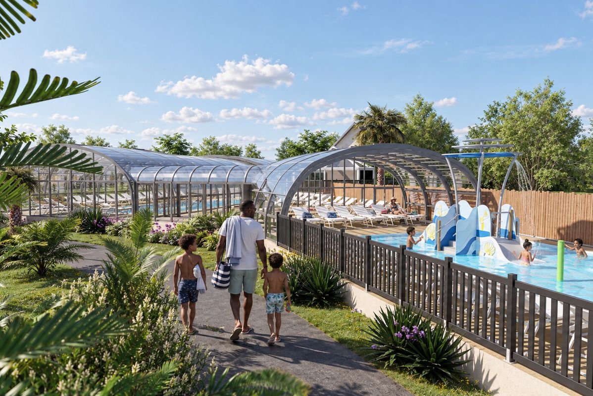 Nouveauté 2027 : Un tout nouvel espace dédié aux familles (travaux soumis aux aléas et autorisations) - Camping La Grande Métairie de Kermario, France, Bretagne, Carnac
