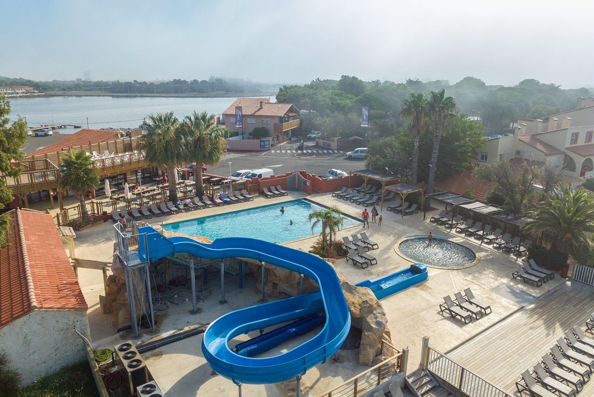 Espace aquatique rénové en 2023 - Camping La Presqu'Île du Barcarès, France, Languedoc Roussillon, Le Barcarès