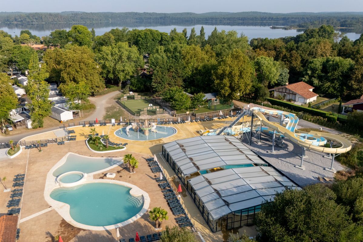 Nouveauté 2025 : Toboggans aquatiques et aire de jeux !   - Camping Rivages des Landes, France, Les Landes, Aureilhan