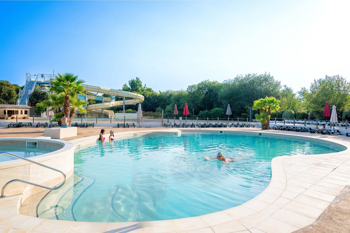Nouveauté 2025 : Toboggans aquatiques et aire de jeux ! - Camping Rivages des Landes, France, Les Landes, Aureilhan