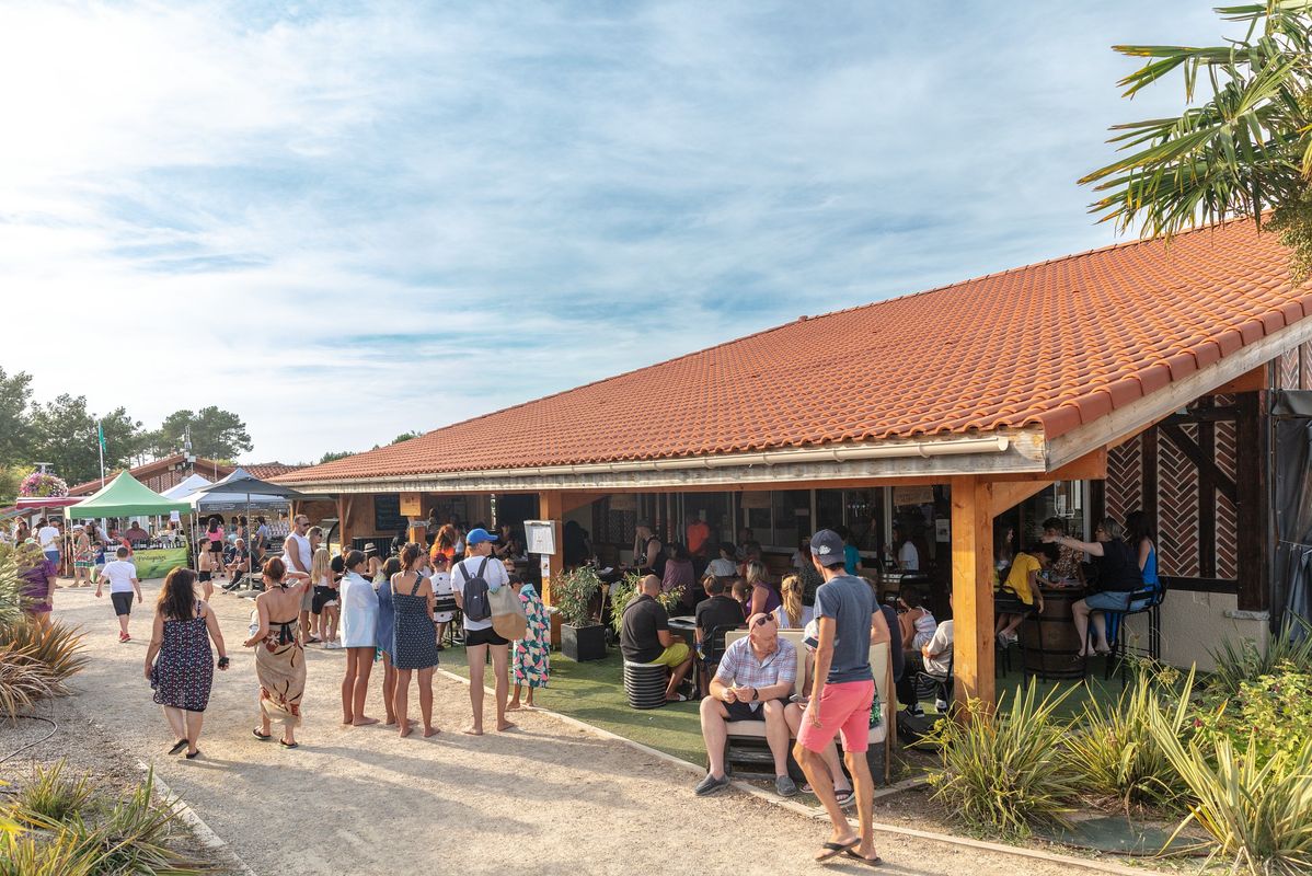 Campingplatz Les Vignes, Frankreich, Landes, Lit-et-Mixe