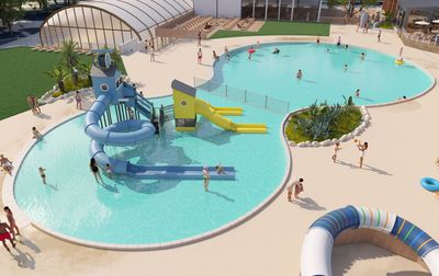 Ouverture de l'espace extérieur début juin. L’espace aquatique intérieur ouvrira dès l'ouverture du camping.  - Camping Port de Plaisance, France, Bretagne, Benodet